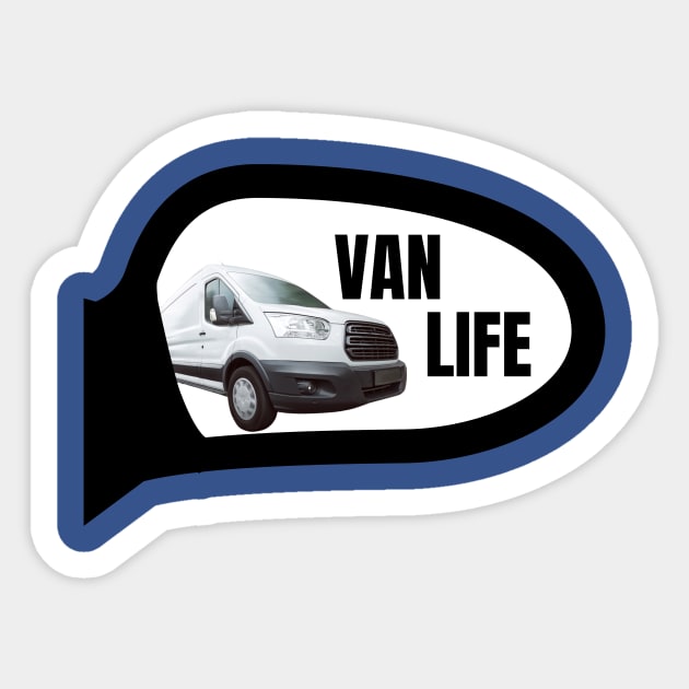 Van Life Mirror Sticker by Van Life Garb